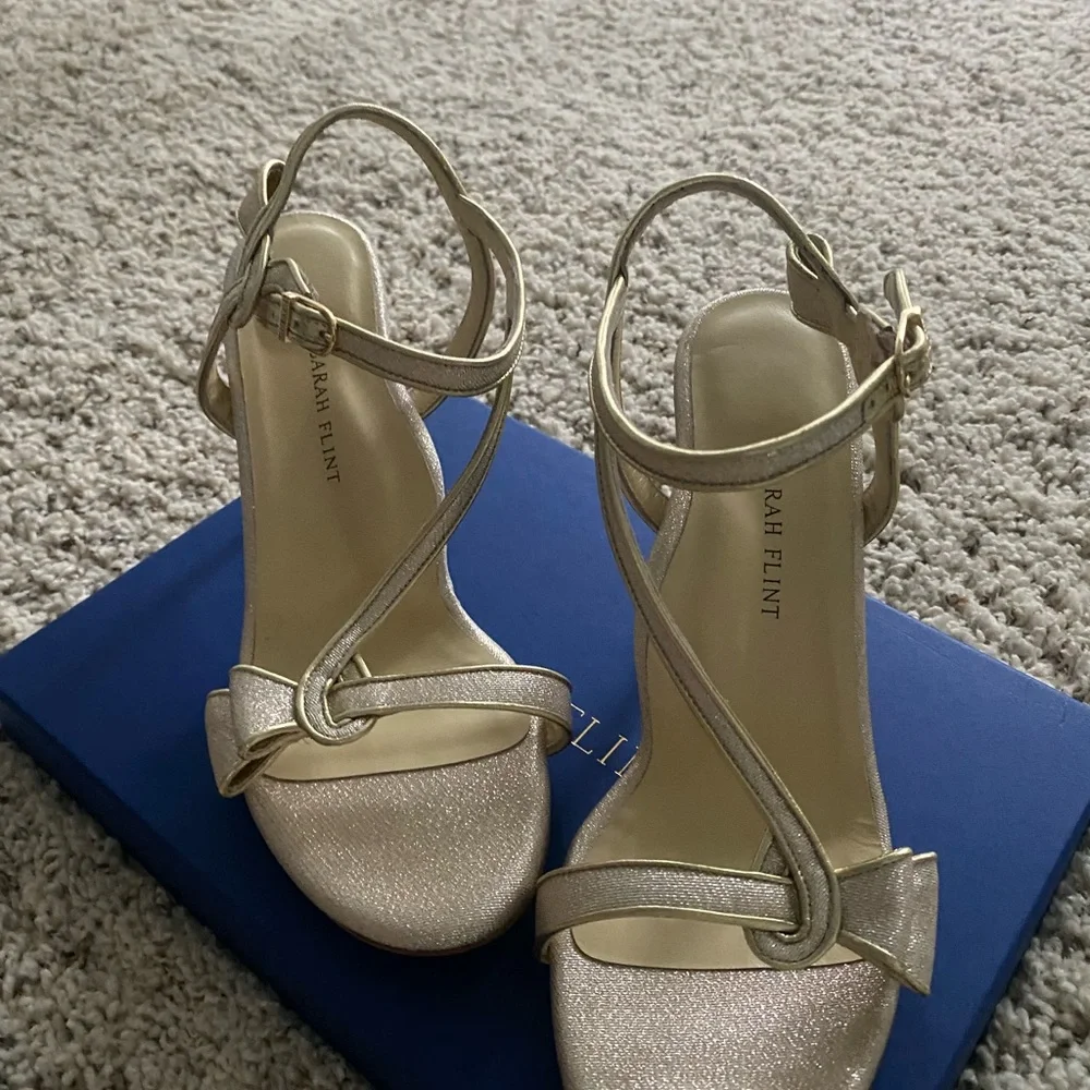 Sarah Flint Perfect Sacha 85 in Champagne Lame - Picture 6 of 14